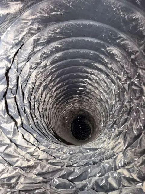 Clean air duct after mold removal in Flower Mound TX