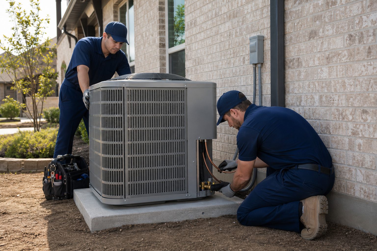 AC Installation Dallas TX - Bloom Air Duct Cleaning job photo